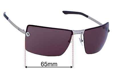 Christian Dior Adiorable 2/L Lentes de Repuesto 65mm wide 