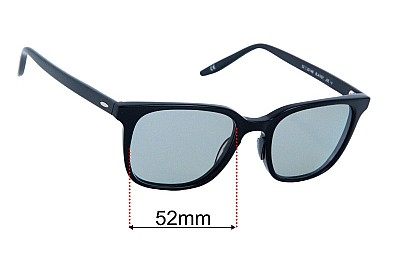 Barton Perreira 007 Joe Lentes de Repuesto 52mm wide 