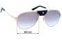 Sunglass Fix Lentilles de Remplacement pour Cartier CT0034S - 60mm Wide 
