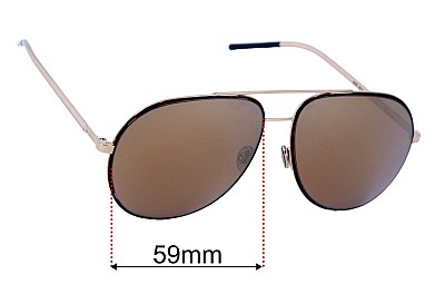 Christian Dior DiorAstral Replacement Lenses 59mm wide 