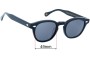 Sunglass Fix Lentes de Repuesto para Moscot Lemtosh Medium - 49mm Wide 