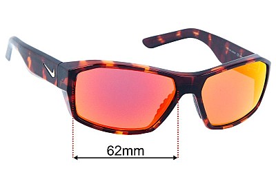 Nike EV0495 Zonda Lentes de Repuesto 62mm wide 