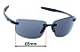 Sunglass Fix Ersatzgläser für Revo RE1070 Descend XL - 65mm Wide 
