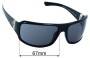 Sunglass Fix Lentes de Repuesto para Smith Turntable - 67mm Wide 