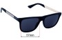  Sunglass Fix Replacement Lenses for Gucci GG0687S - 57mm Wide 