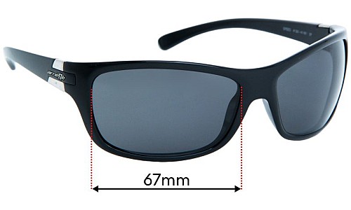 Arnette Speed AN4120 Lentilles de Remplacement 67mm wide 