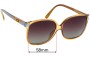 Sunglass Fix Ersatzgläser für Christian Dior 2291 - 58mm Wide 