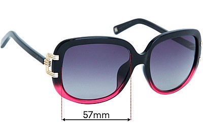 Christian Dior Graphix3F Replacement Lenses 57mm wide 