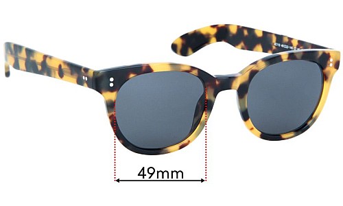 Sunglass Fix Lentilles de Remplacement pour Kupuna Riley - 49mm Wide 