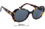 Sunglass Fix Lentilles de Remplacement pour Marc by Marc Jacobs Sun Rx 09 - 56mm Wide 
