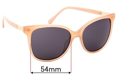 Oroton  Uma Lentes de Repuesto 54mm wide 