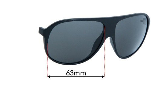 Sunglass Fix Ersatzgläser für POC Did - 63mm Wide 