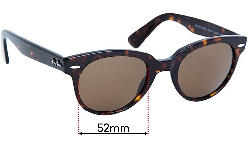 Ray Ban RB2199 Orion  Ersatzlinsen 52mm wide 