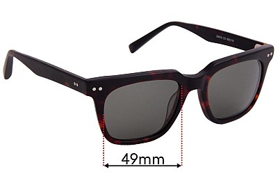 Spencer Wilson Onyx Lentes de Repuesto 49mm wide 