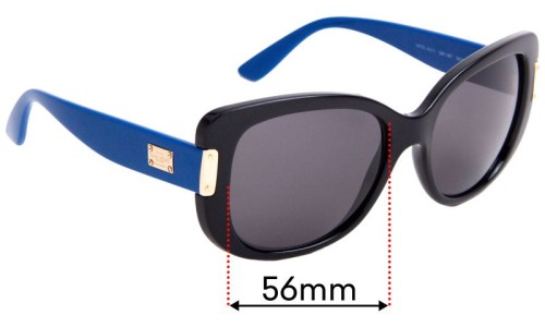 Sunglass Fix Lentes de Repuesto para Versace MOD 4311 - 56mm Wide 