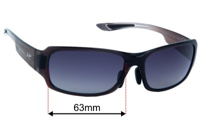 Maui Jim MJ441 Monkeypod Lentilles de Remplacement 63mm wide 