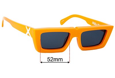 Oscar & Frank Lil Jet  Lentes de Repuesto 51mm wide 