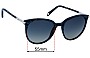 Sunglass Fix Lentes de Repuesto para Balmain BL2135 - 55mm Wide 