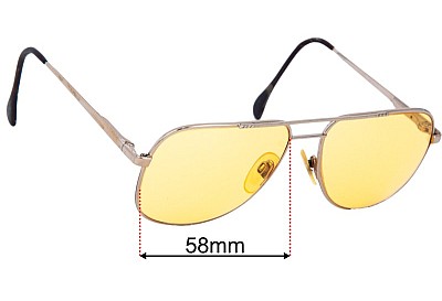 Menrad MOD 897 Replacement Lenses 58mm wide 