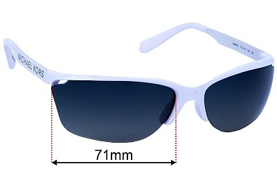 Michael Kors MK2110 Playa Lentilles de Remplacement 71mm wide 