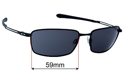 Oakley NanoWire 4.0 Ersatzlinsen 59mm wide 