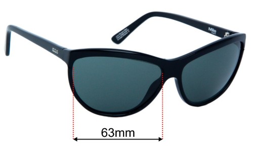 Otis Milo Ersatzlinsen 63mm wide 