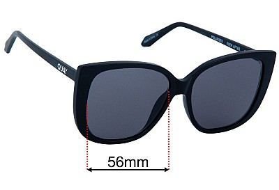 Quay Ever After Replacement Lenses 56mm wide 