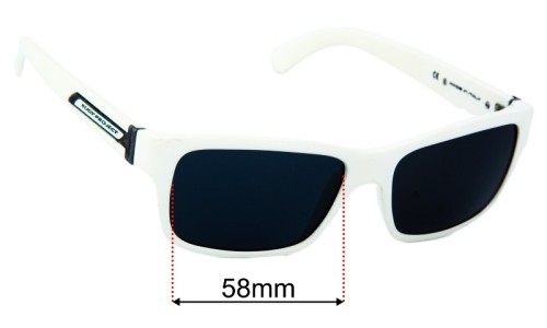 Sunglass Fix Lentes de Repuesto para Rudy Project Ultimatum - 58mm Wide Rudy Project Ultimatum Lentes de Repuesto 58mm wide
