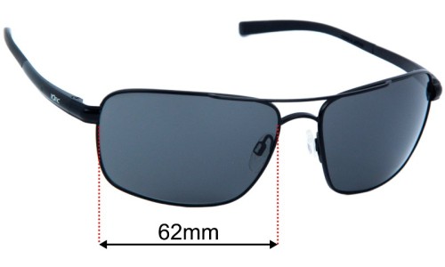 Tonic Blaq Replacement Lenses 62mm wide 