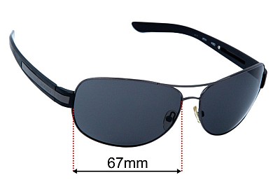 Mako Ace 9555 Replacement Lenses 67mm wide 