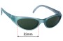 Sunglass Fix Lentes de Repuesto para Arnette Falcon AN210 - 52mm Wide 