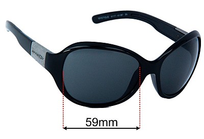 Arnette Mystique AN4117 Lentes de Repuesto 59mm wide 