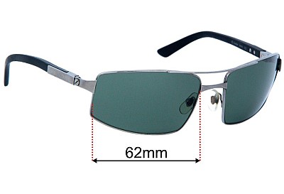 Cartier 120 Replacement Lenses 62mm wide 