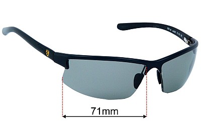 Ferrari FR 18 Ersatzlinsen 71mm wide 