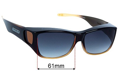 Jonathan Paul Traveler  Replacement Lenses 61mm wide 