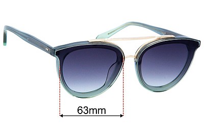 Krewe Clio Nylon Replacement Lenses 63mm wide 