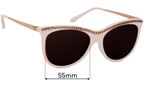 Michael Kors MK2141 Copenhagen Replacement Lenses 55mm wide 