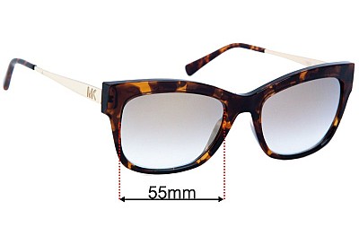 Michael Kors MK2108 North Star Lentilles de Remplacement 55mm wide 