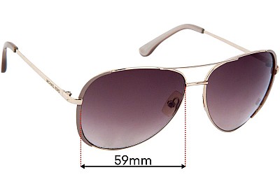 Michael Kors M2045S Sicily Lentilles de Remplacement 59mm wide 