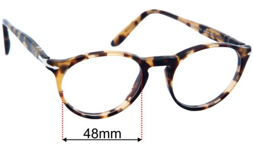 Persol 3092-V Lentilles de Remplacement 48mm wide 