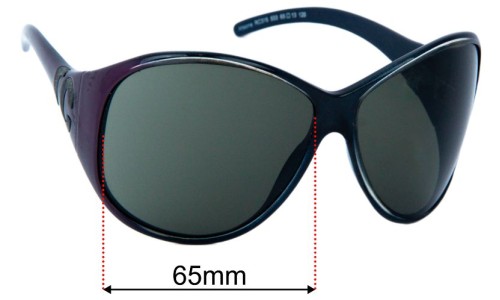 Roberto Cavalli Atteone RC315 Lentes de Repuesto 65mm wide 