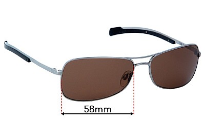 Rodenstock R1260 Lentes de Repuesto 58mm wide 