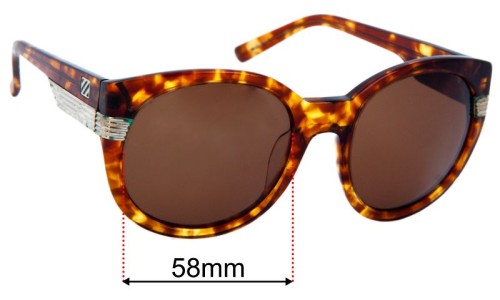 Sabre Acid Aloha Replacement Sunglass Lenses 58mm 