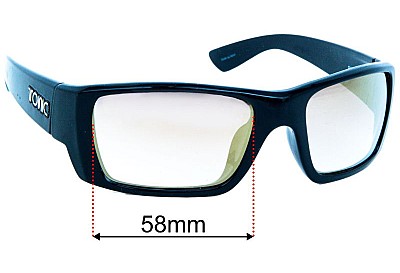 Tonic Rise Ersatzlinsen 58mm wide 