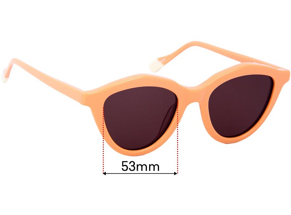 Sunglass Fix Replacement Lenses for Le Specs Medina Maze - 51mm Wide Sunglass Fix Replacement Lenses for Le Specs Medina Maze - 51mm Wide