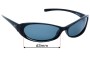 Sunglass Fix Replacement Lenses for Mako Siren 9432 - 63mm Wide 