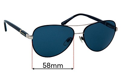 Alex Perry AP Sun Rx 31 Replacement Lenses 58mm wide 