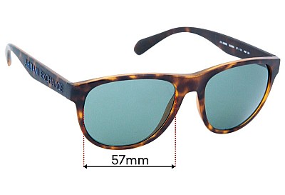 Armani Exchange AX 4096S Replacement Lenses 57mm wide 