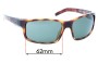 Sunglass Fix Lentes de Repuesto para Arnette Fastball AN4202 - 62mm Wide 
