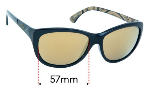 Bolle Greta Replacement Lenses 57mm wide 